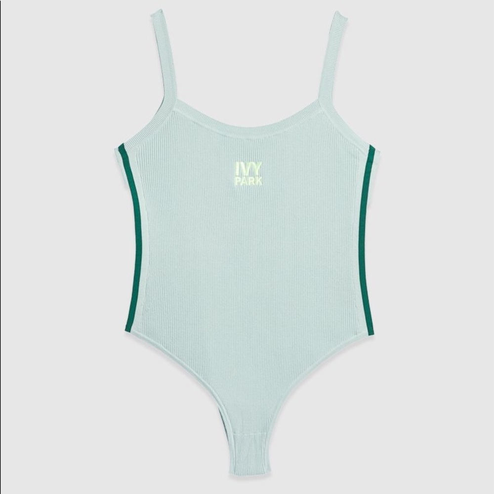 New with tags Ivy Park Blue bodysuit Large